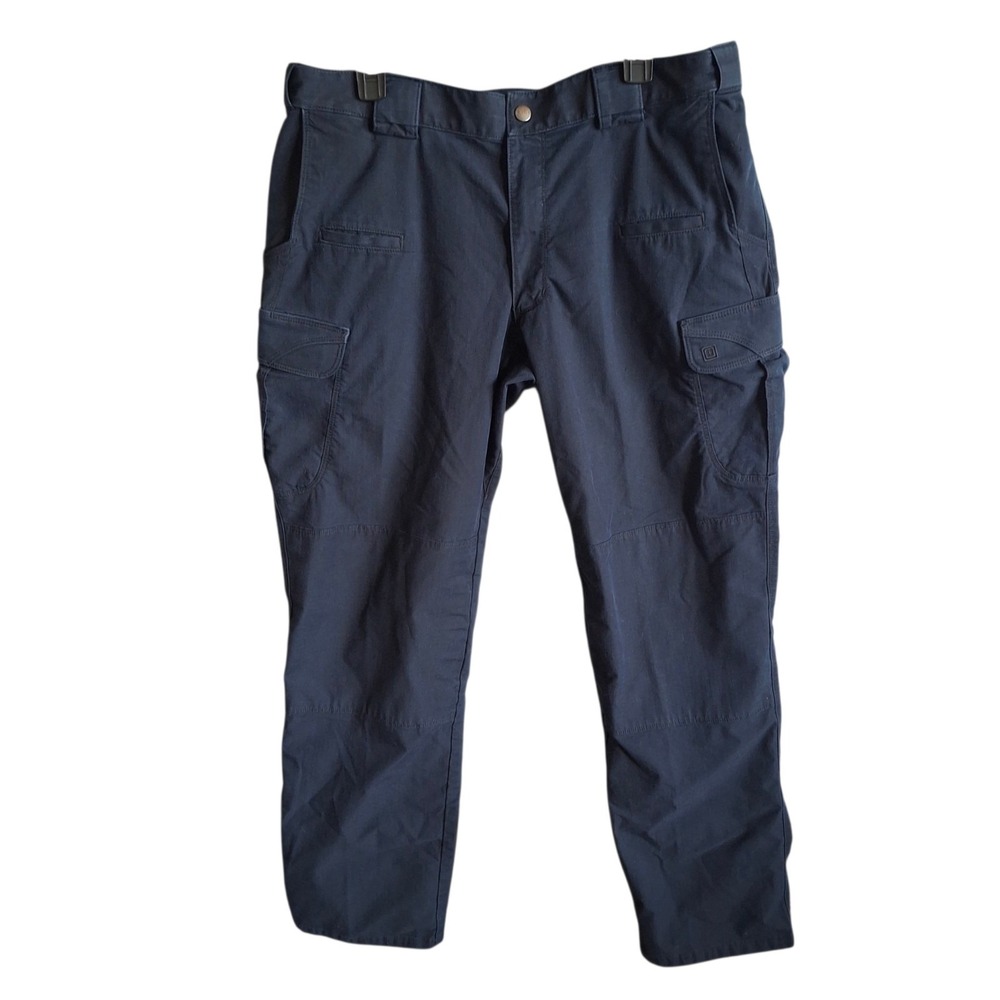 5.11 Tactical Stryke Cargo Pants Mens 38x34 Dark Navy Blue Flex-Tac Ripstop